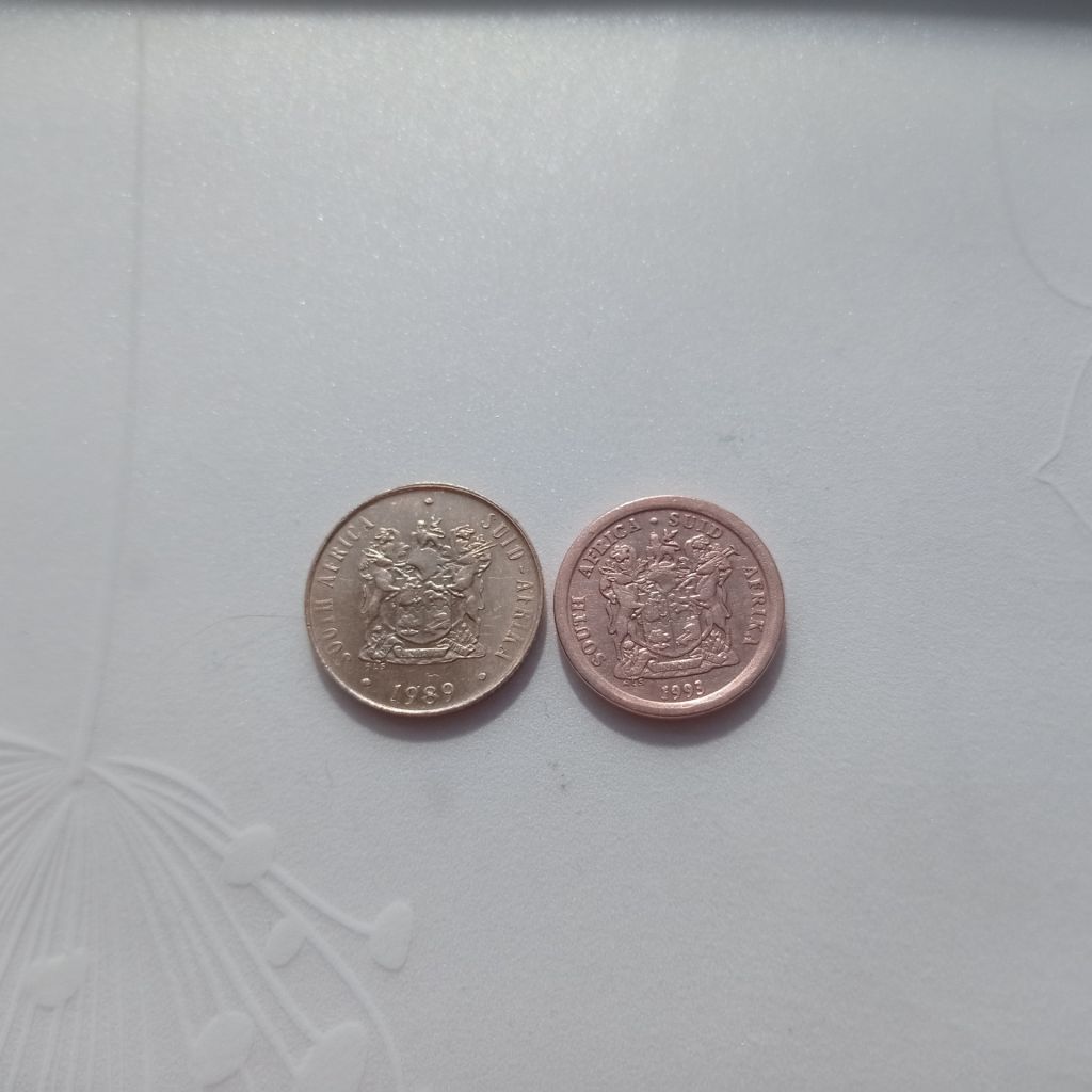 ПАР ЮАР 2 цента 1989 5 центів 1993 - фото фото фото 3