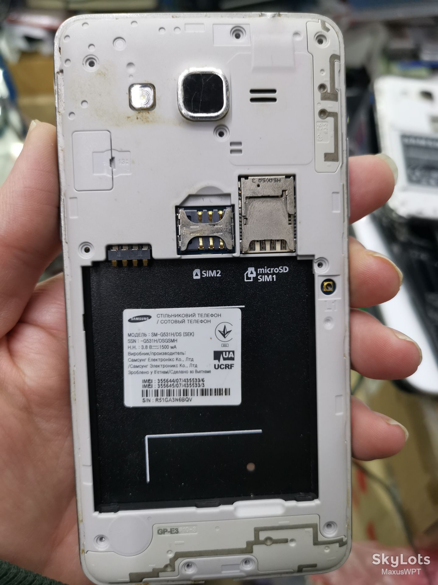 #1614 sklad samsung gakaxy core G531 gold - фото фото фото 1