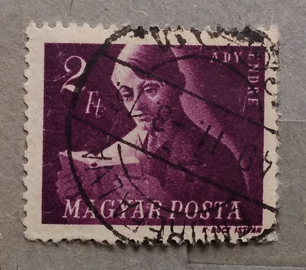 Венгрия 1947 г - Эндре Ади  (1877-1919) поэт - фото фото фото 0