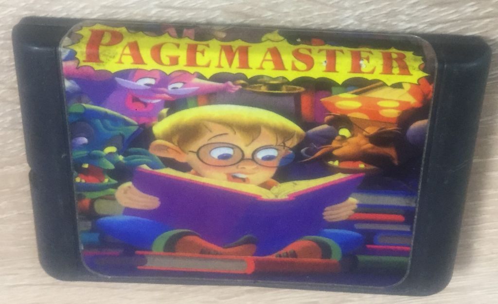 Картридж Sega Mega Drive "Pagemaster". Б/у. Рабочий! - фото фото фото 0