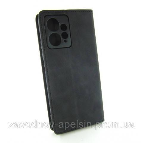 Чехол книжка Xiaomi Redmi Note 12 4G Защита камеры (черный) - фото фото фото 1