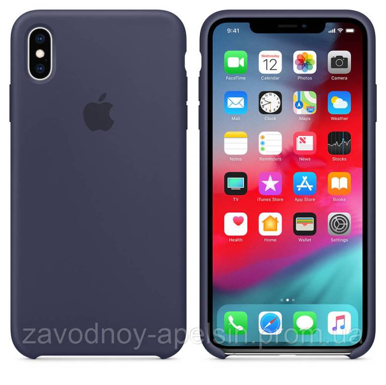IPhone X XS 10 Чохол Silicone Case MRXE2FE/A (Midnight Blue) - фото фото фото 0