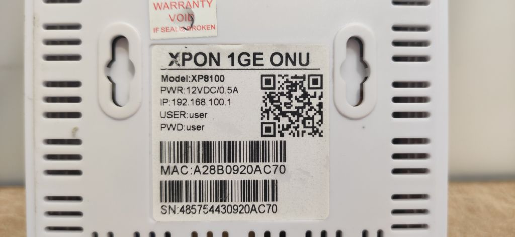 Б/У Абонентський термінал XPON ONU XP8100 код.tp13 - фото фото фото 3