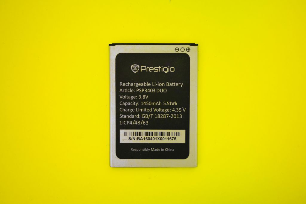 Аккумулятор Оригинал акб Prestigio PSP3403 Wize L3    (1450 mAh) - фото фото фото 0