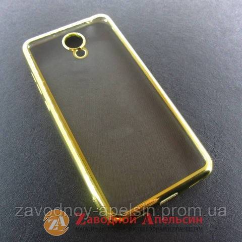 Meizu M6 чехол Electroplating golden - фото фото фото 1
