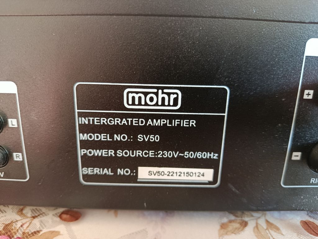 Підсилювач MOHR SV-50 - фото фото фото 5