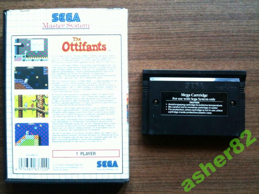 Игра на Sega Master System "The Ottifants"        (PAL) - фото фото фото 1
