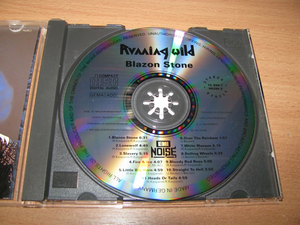 RUNNING WILD - Blazon Stone    (1991 Noise 1st press) - фото фото фото 2