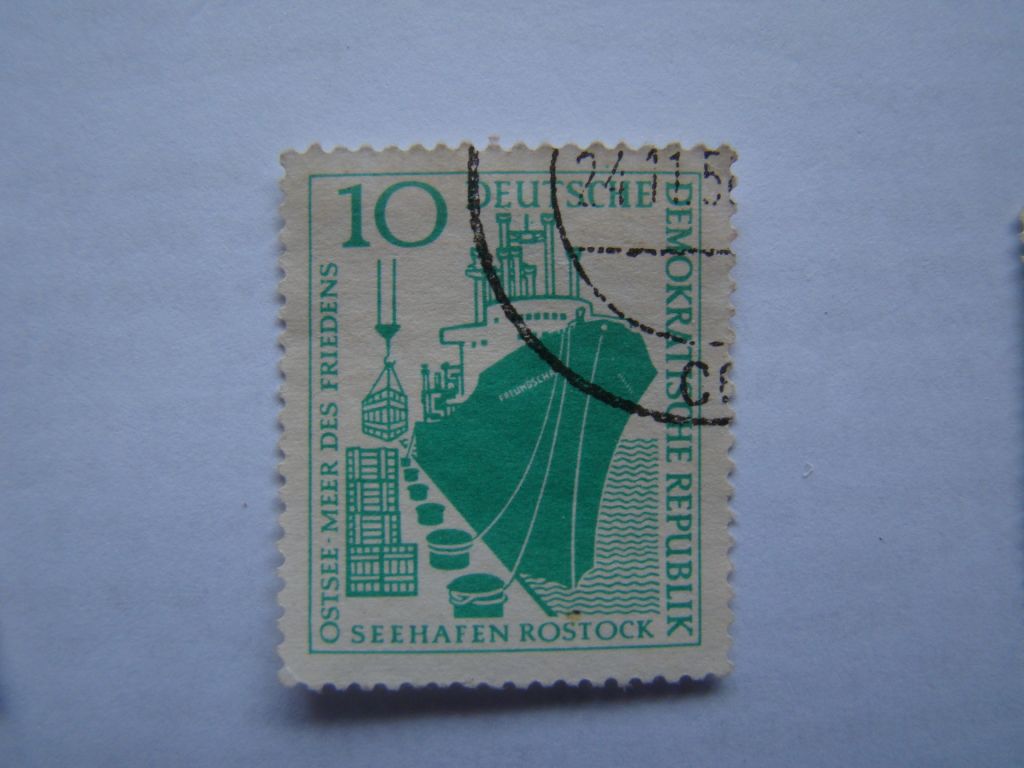 ГДР, Михель, Германия 2010, 663, Верфи Ростока  (II). - фото фото фото 0