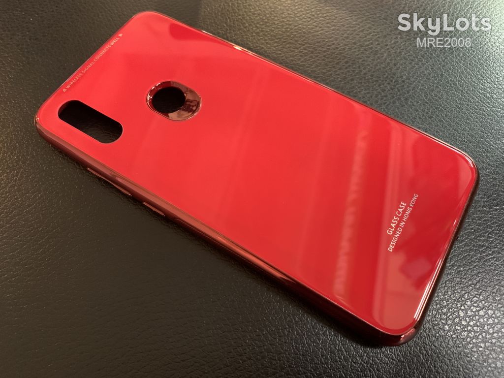 Чехол-накладка Glass Case для Xiaomi Redmi 7 red - фото фото фото 1