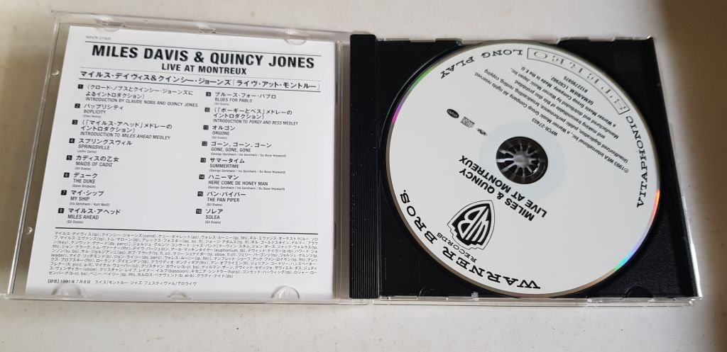 Miles Davis &amp; Quincy Jones Live In Montreux CD фірмовий - фото фото фото 2