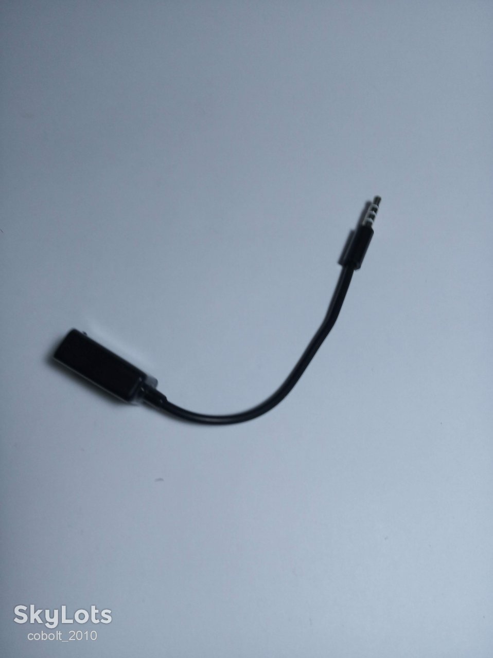 Кабель аудио 3.5 jack M-USB F 10см - фото фото фото 0
