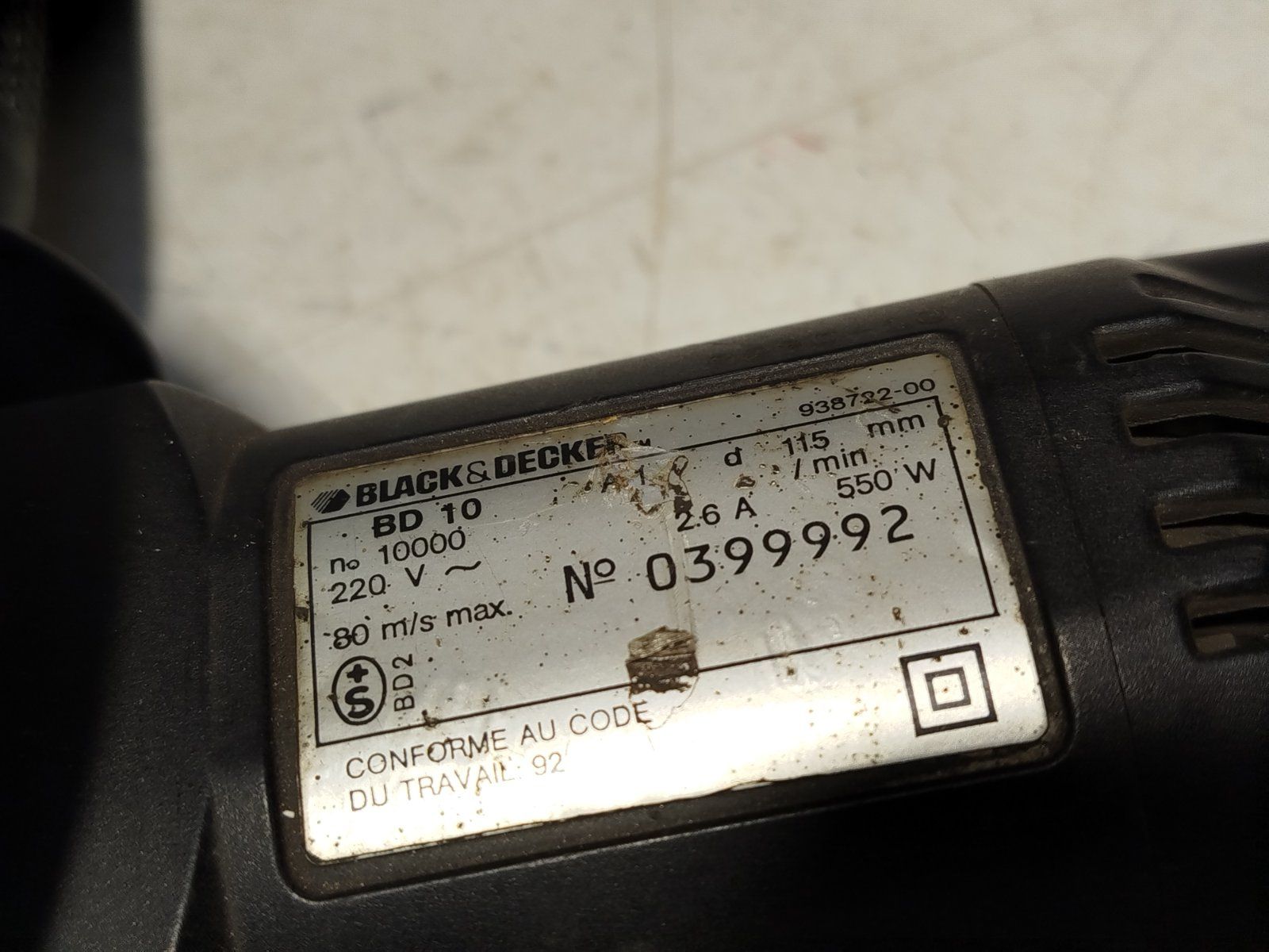 Болгарка електрична BLACK&amp;DECKER 550w від 1грн - фото фото фото 5