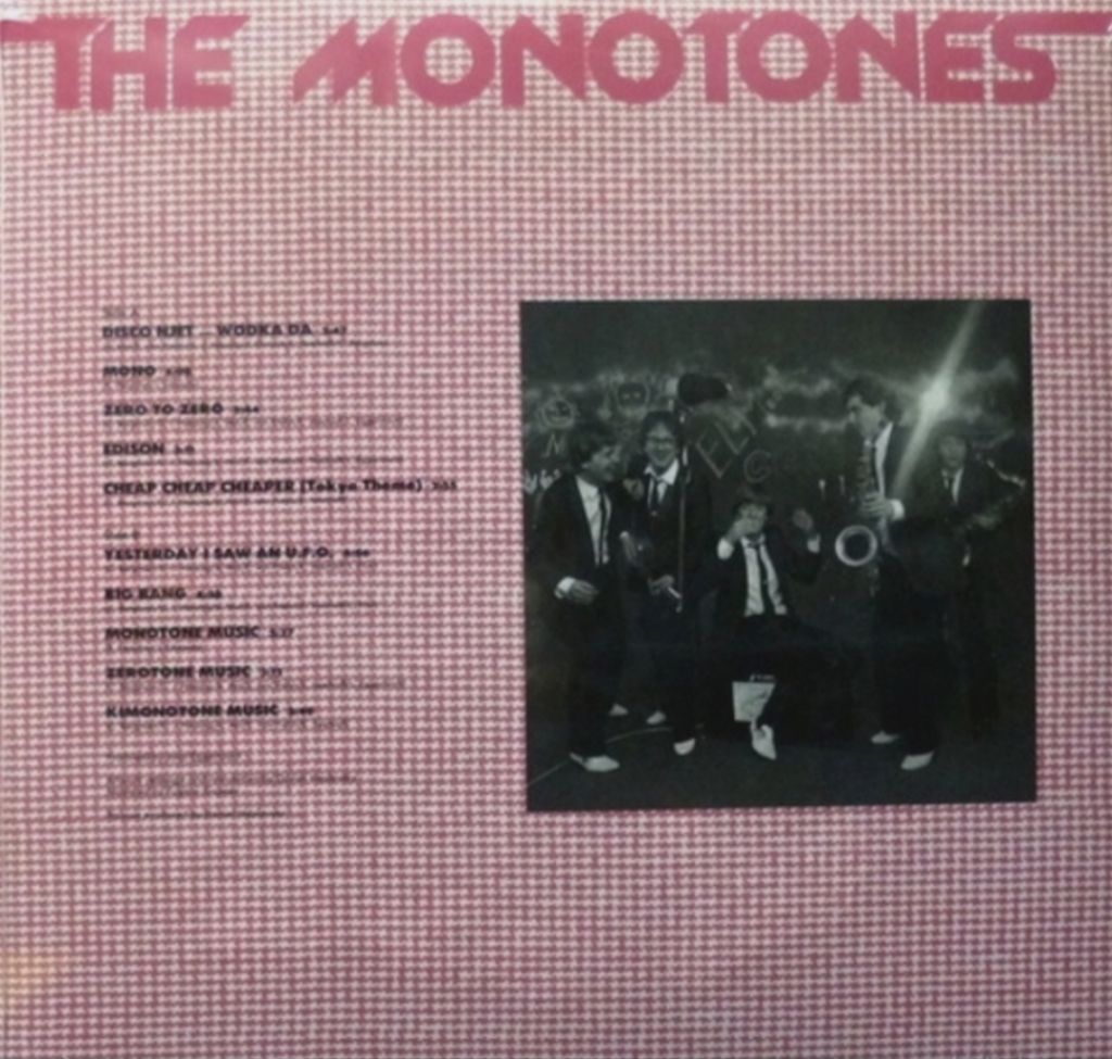 The Monotones - The Monotones - 1979-82.  (LP). 12. Vinyl. Пластинка. S/S - фото фото фото 1