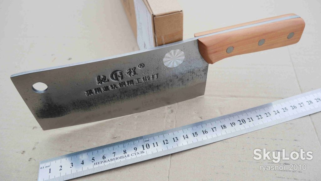 BOYYII Serbian Chef, 5Cr15 High-carbon, Ebony, Handmade High-End, Kitchen Knife, Fixed - фото фото фото 7