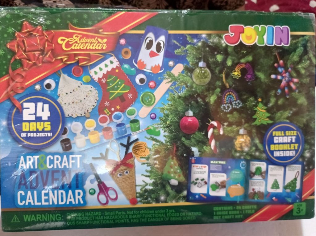 Дитячий новорічний адвент-календар творчості Joyin Art &amp; Craft  (24 дні).  Амазон. - фото фото фото 0
