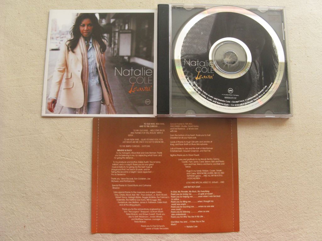 CD Джаз. Natalie Cole. Leavin'. 2006. - фото фото фото 1