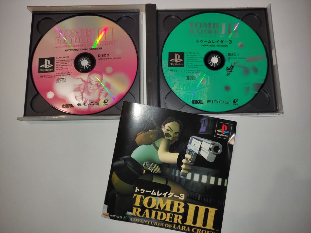 Tomb Raider III PS1 Playstation Японія - фото фото фото 1