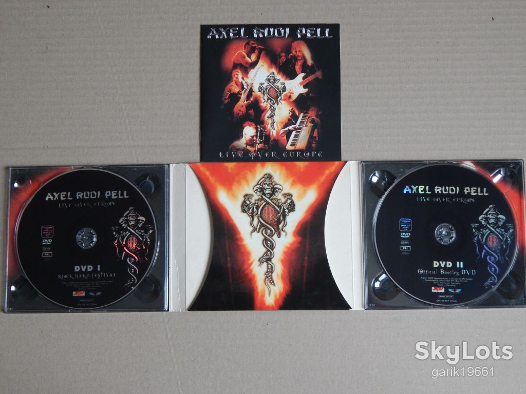 Axel Rudi Pell ‎– Live Over Europe (2 × DVD, Digipak, Unofficial) - фото фото фото 3