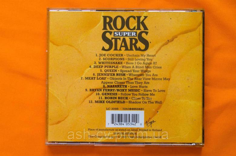 Музичний диск CD. ROCK Super Stars 1995 - фото фото фото 2