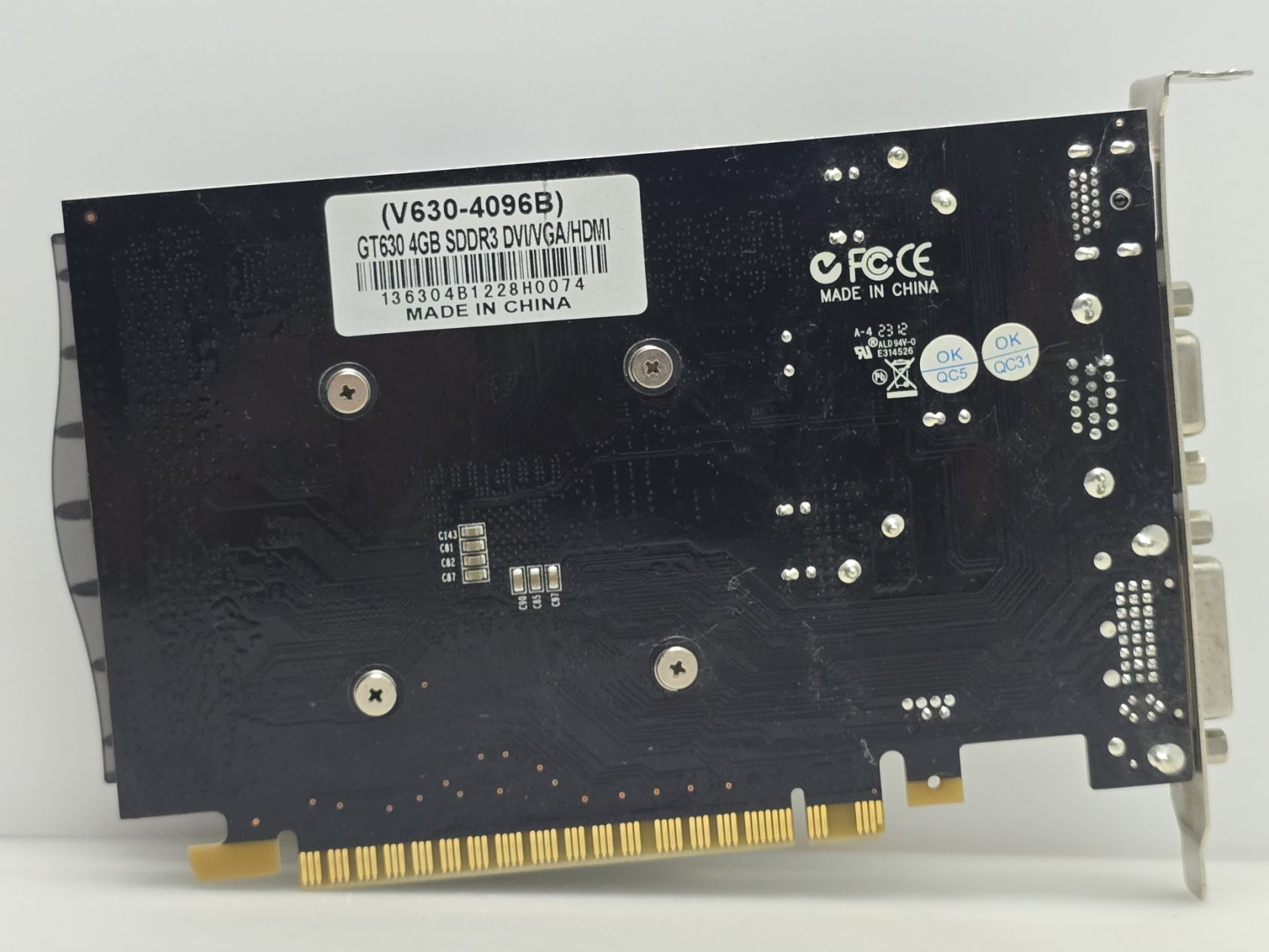 Відеокарта Point of View GeForce GT 630 4GB   (GDDR3,128 Bit,HDMI,PCI-Ex,Б/у) - фото фото фото 3