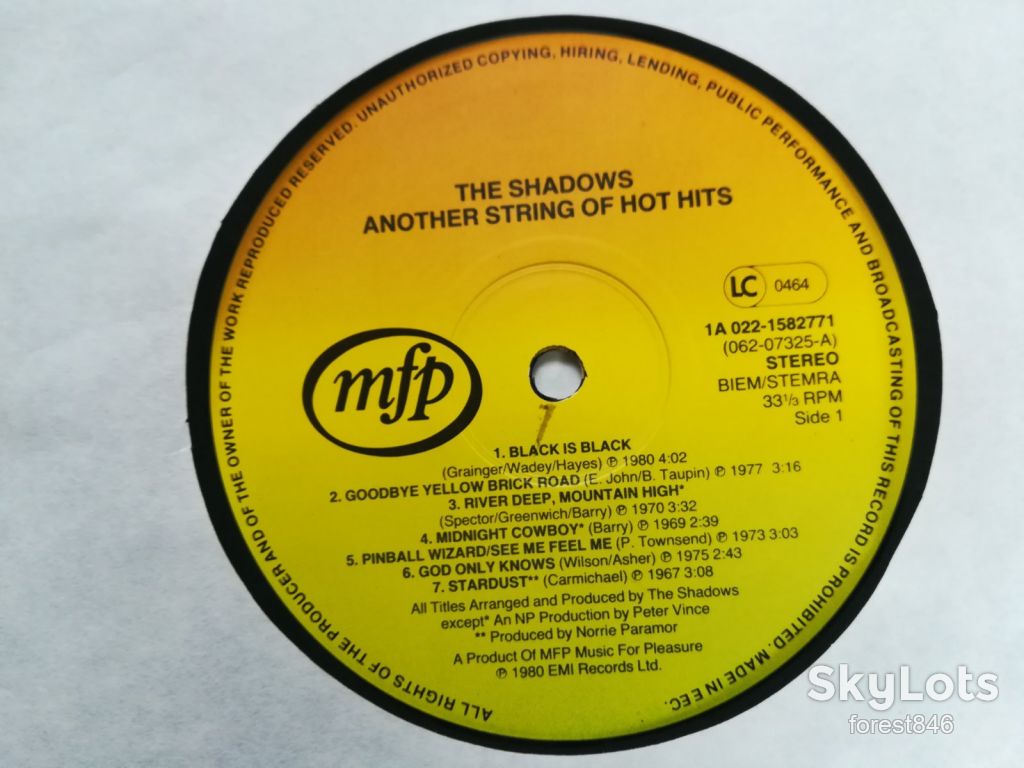The Shadows-Another string of hot hits-Ex.+, Голландия - фото фото фото 3