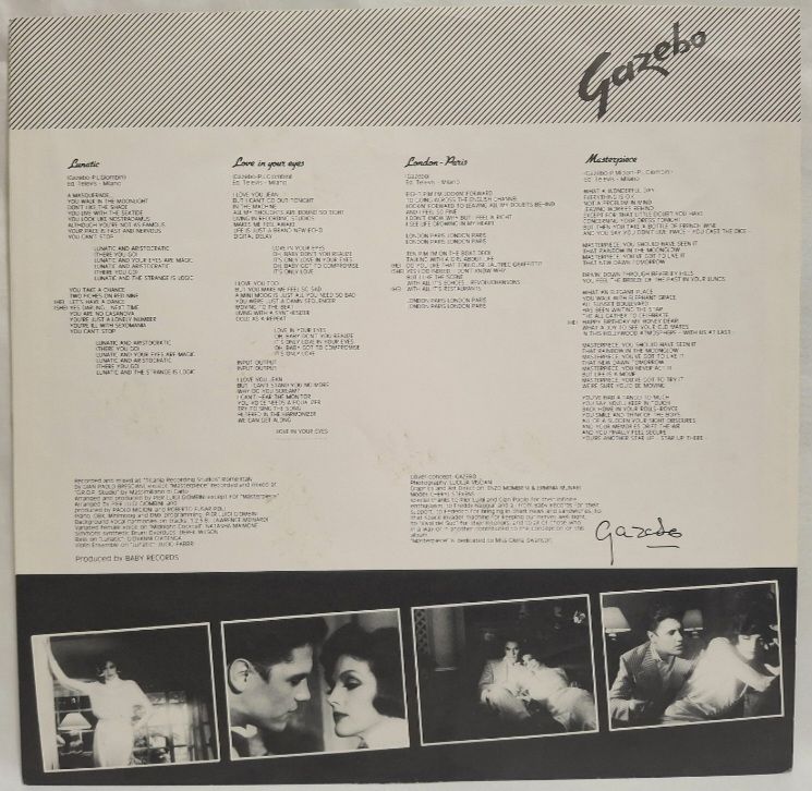 Gazebo - I Like Chopin - 1983.  (LP). 12. Vinyl. Пластинка. Germany. - фото фото фото 3