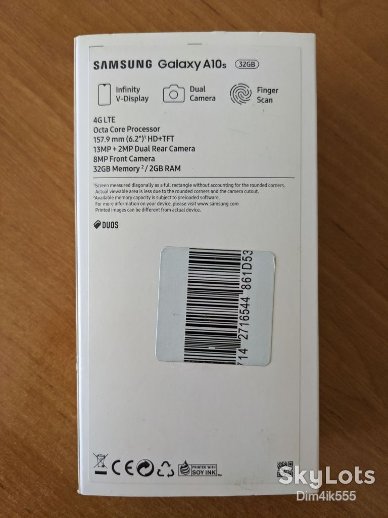 Оригинальная коробка от Samsung Galaxy A10s - фото фото фото 1