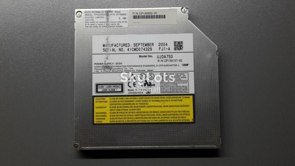 Оптичний привід Panasonic DVD-ROM &amp; CD-R/RW IDE, UJDA750 - фото фото фото 0