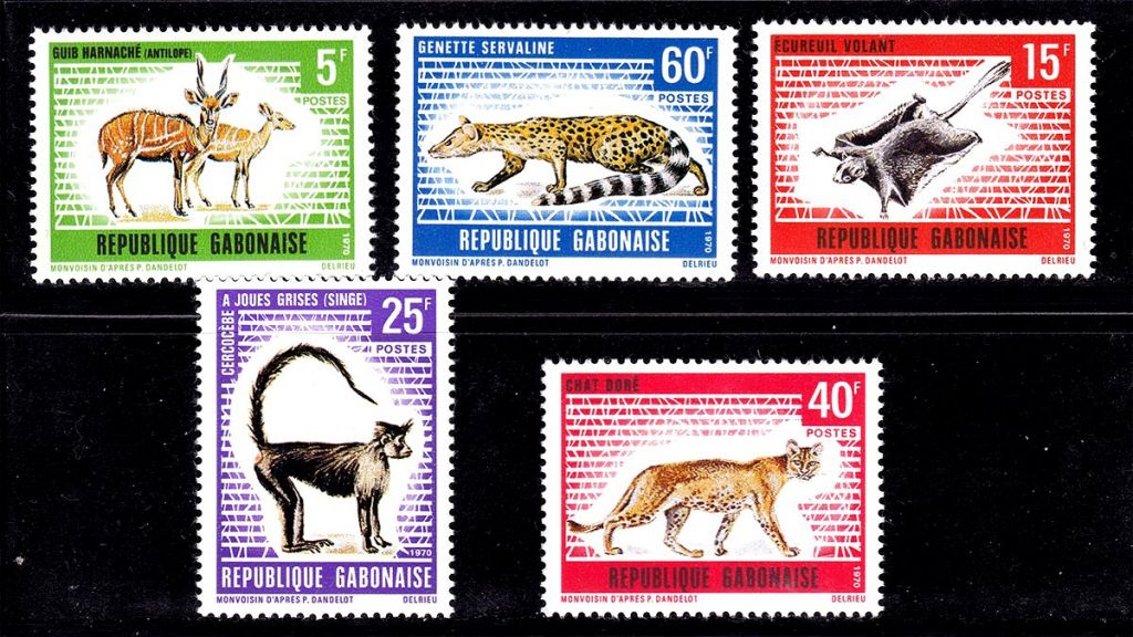 Фауна . Габон 1970 г MNH - серия - фото фото фото 0