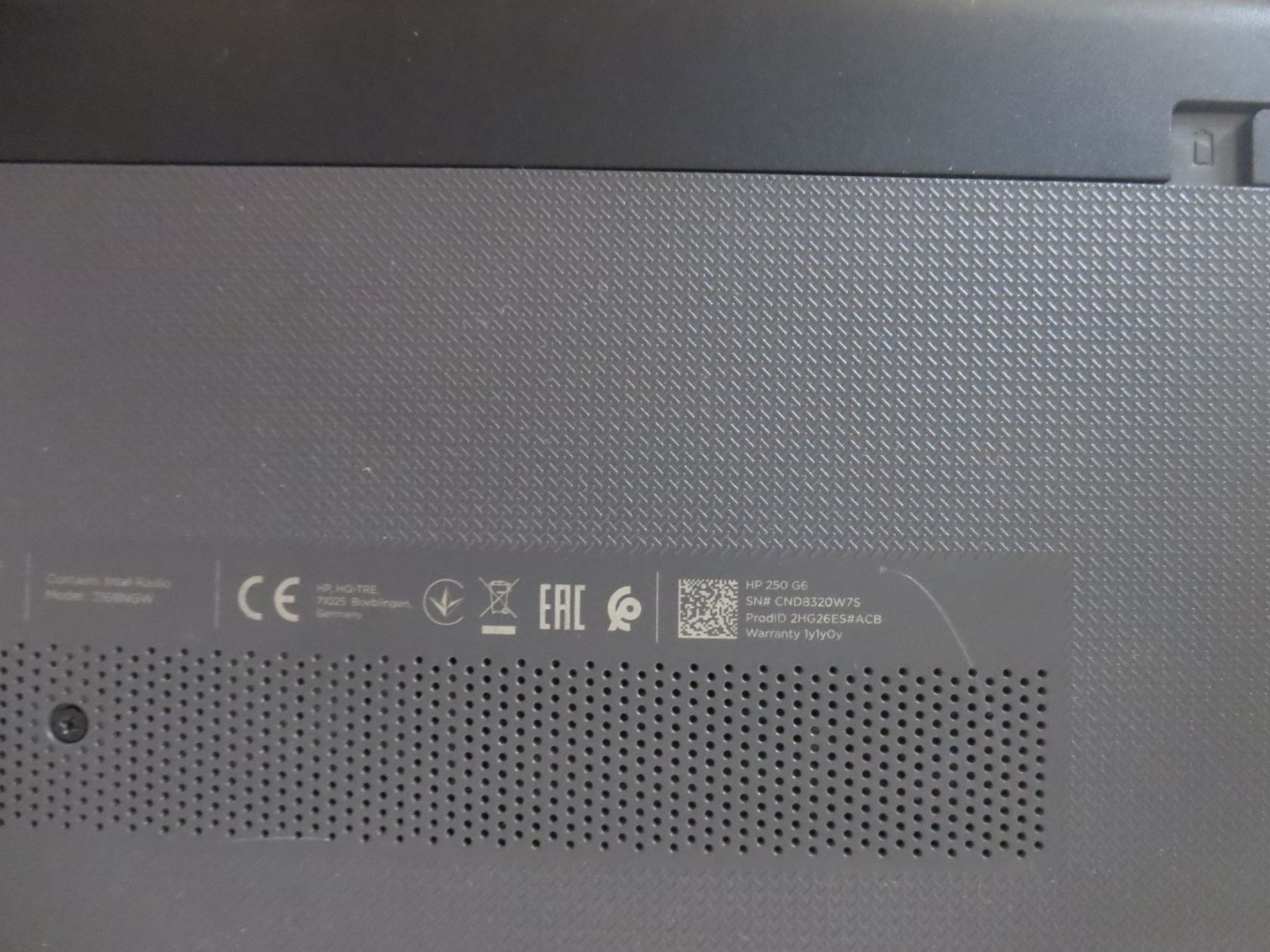 Ноутбук HP 250 G6 I3-6006 8Gb DDR4 128Gb SSD - фото фото фото 7