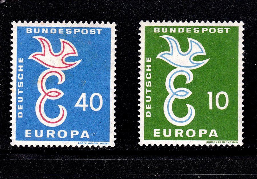 Германия  ФРГ  1958 г  MNH  - ЕВРОПА - фото фото фото 0