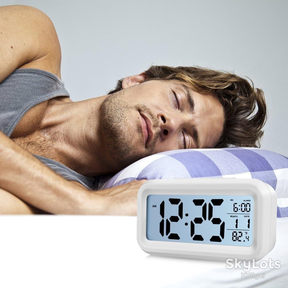 Цифровий настільний годинник-будильник Time Alarm Clock *81193 - фото фото фото 2