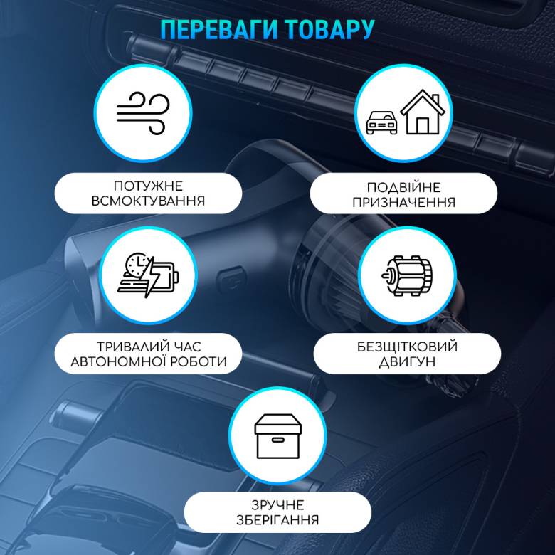 Ручной универсальный аккумуляторный пылесос Suitu ST-6650 Pro мощностью 12000Pa, серебряный - фото фото фото 3