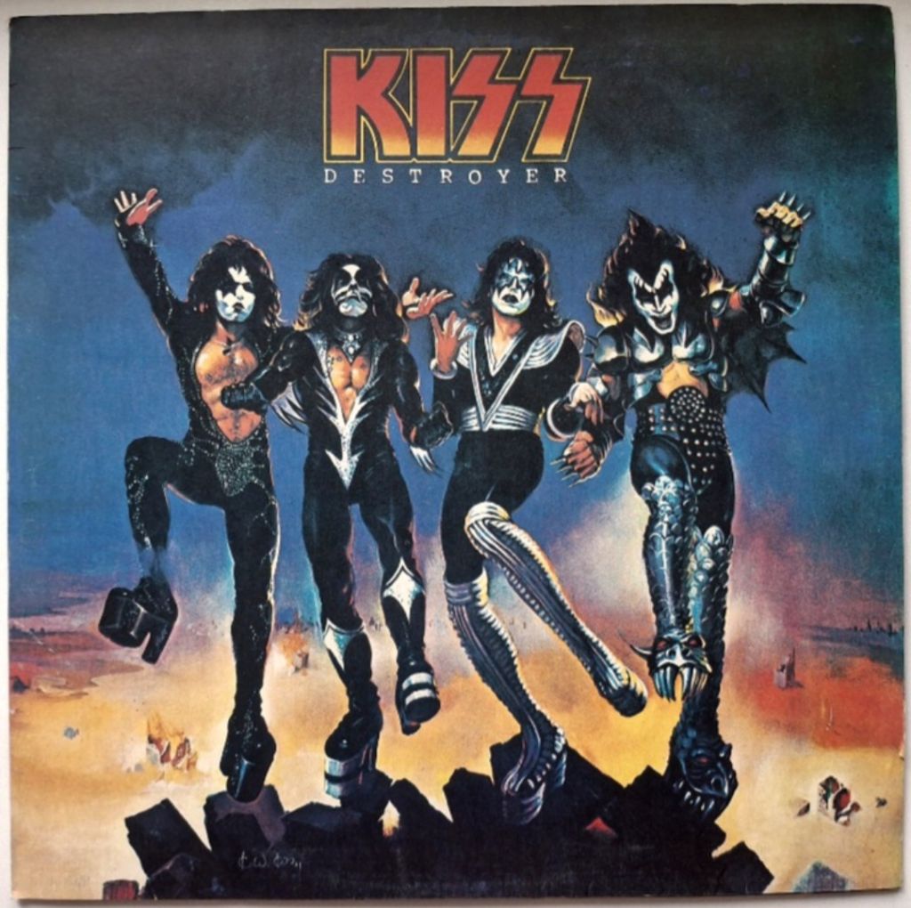 Kiss - Destroyer - 1976.  (LP). 12. Vinyl. Пластинка. - фото фото фото 0