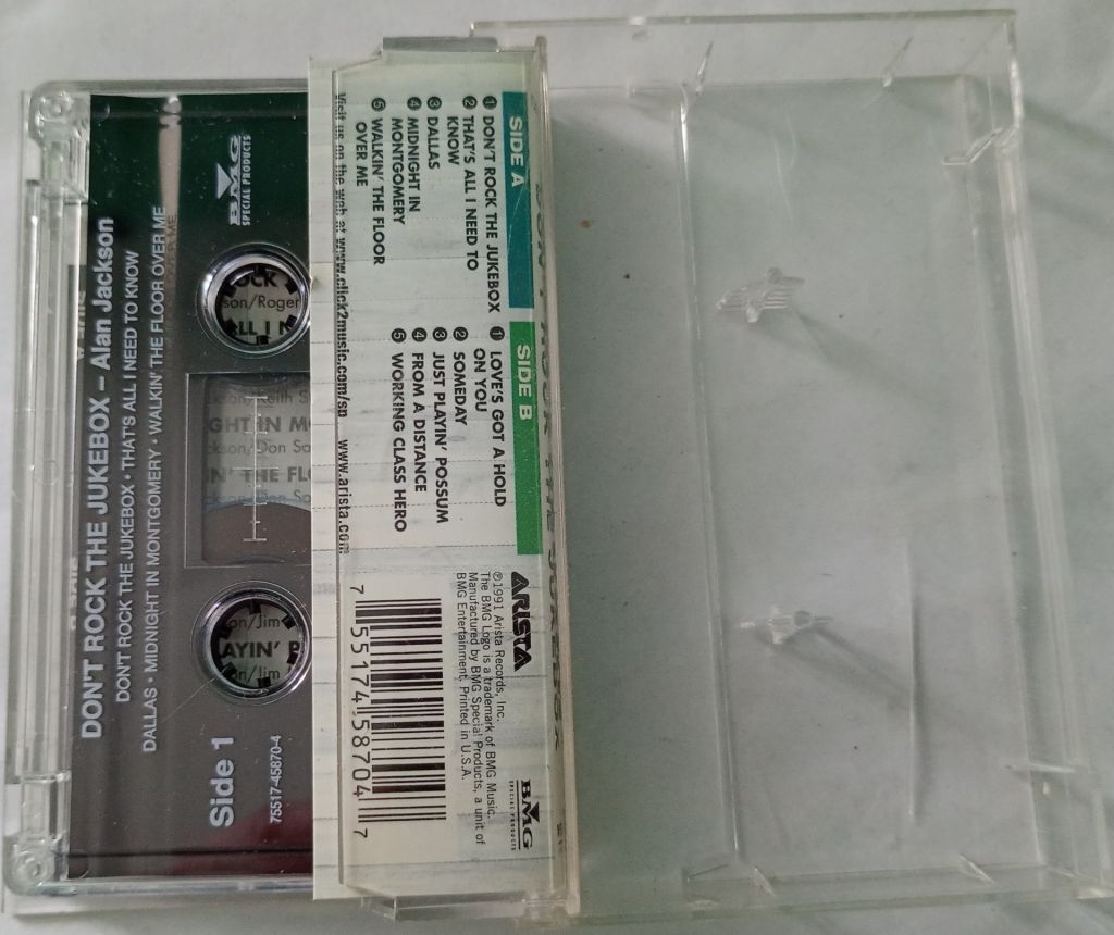 ALAN JACKSON Don't Rock The Jukebox. Cassette US - фото фото фото 1