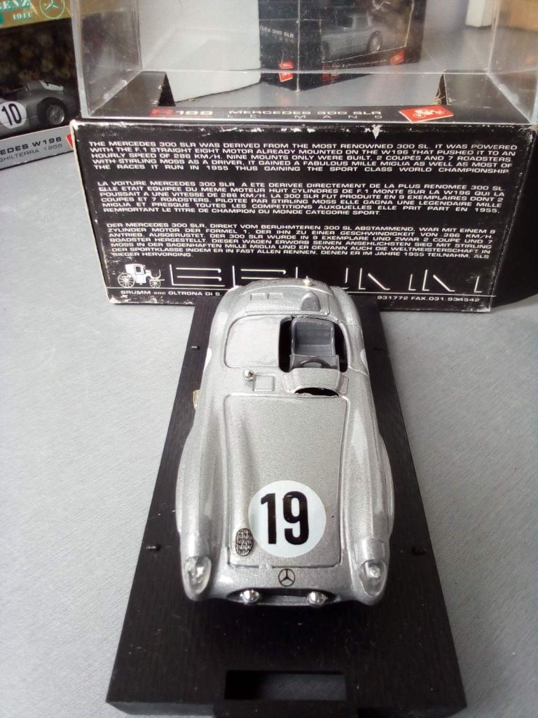 Brumm 1:43 Mercedes Benz 300 SLR #19 Le Mans - фото фото фото 4