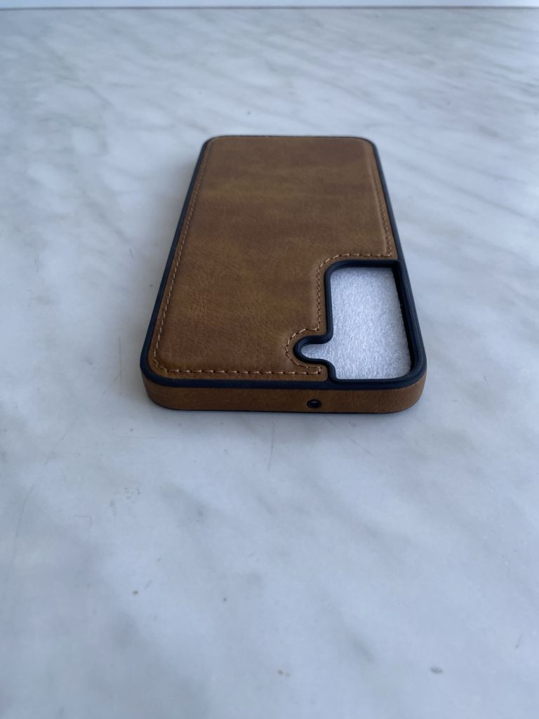 Кожаный чехол-кошелек для смартфонов Samsung Galaxy S21 - фото фото фото 1