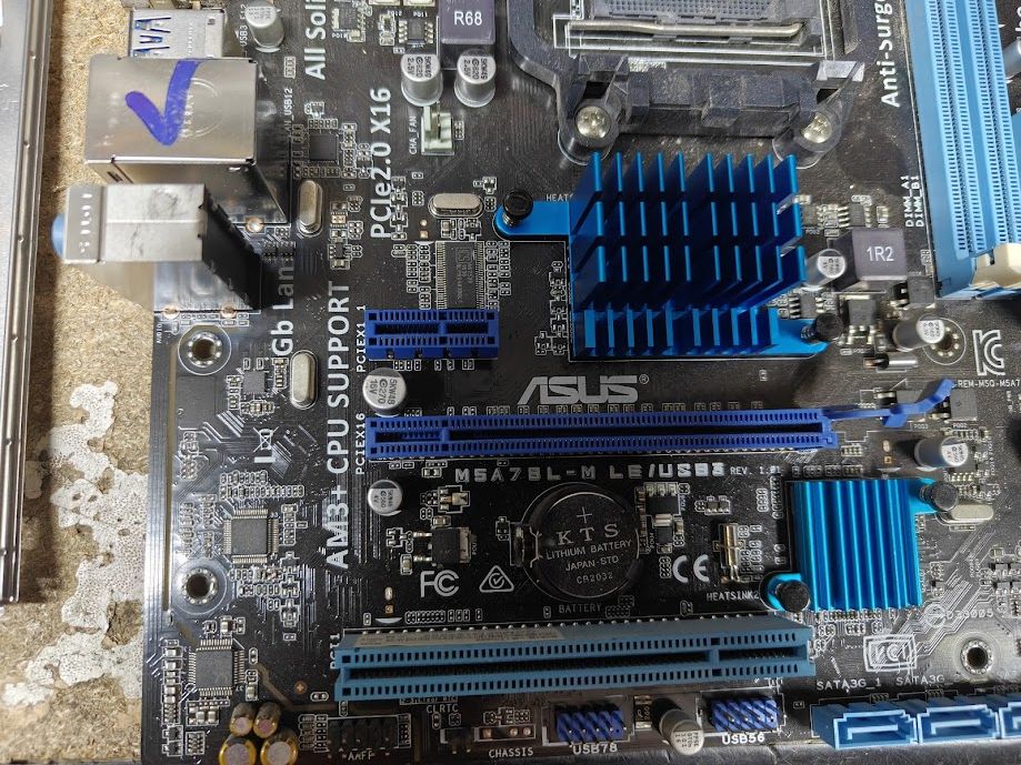 Мат. плата Asus M5A78L-M LE/USB3 sAM3+, AMD 760G, PCI-Ex16 MicroATX 2DDR3 № 261702200 - фото фото фото 1