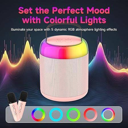 Витрина! QKTYB караоке-машина для детей, мини-караоке Bluetooth для взрослых, портативная колонка дл - фото фото фото 1