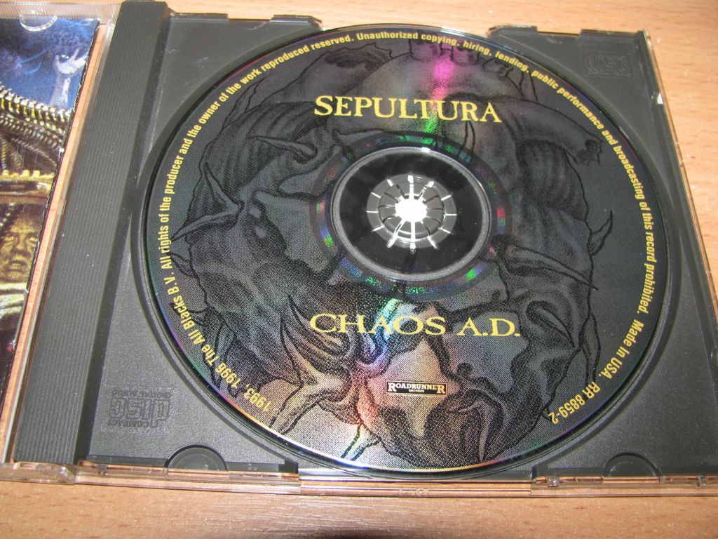 SEPULTURA - Chaos A.D  (1993 Roadrunner USA) - фото фото фото 2