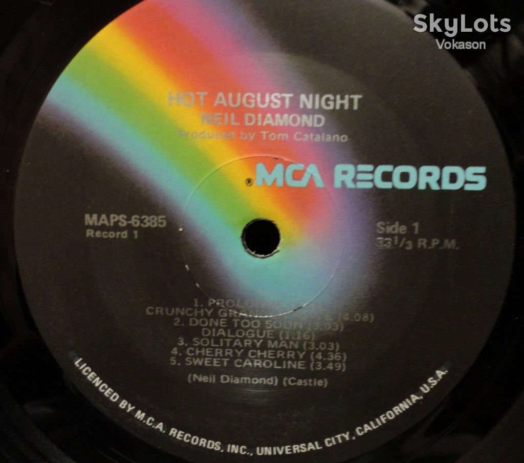 Neil Diamond - Hot August Night   2lp  NM-/NM-/EX+ - фото фото фото 5