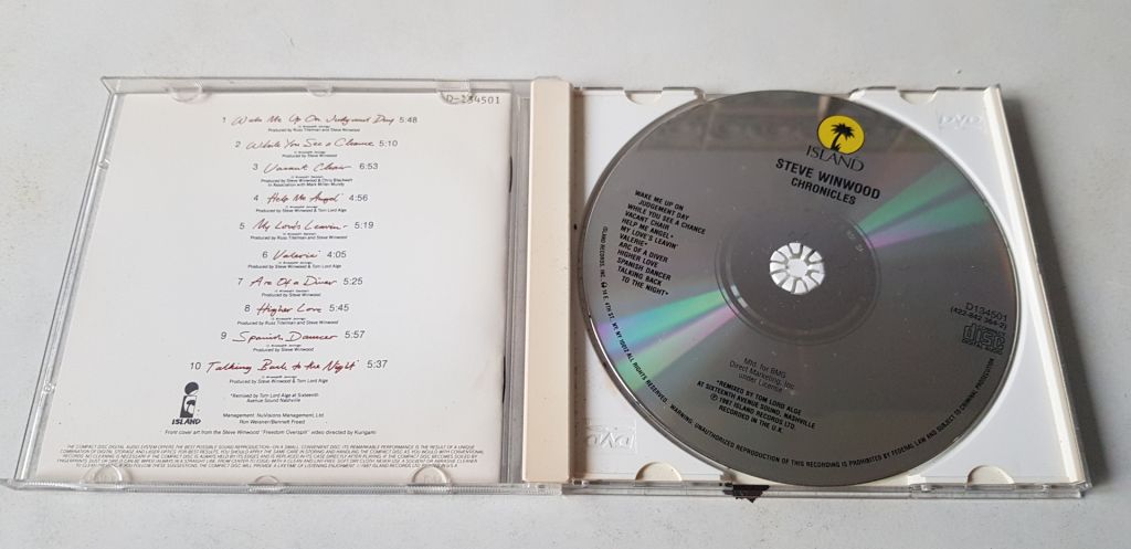 Steve Winwood Chronicles CD фірмовий - фото фото фото 2