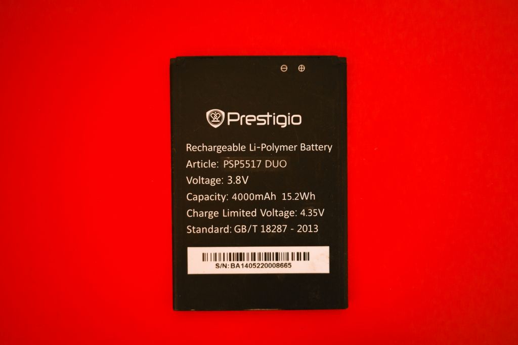 Аккумулятор Оригинал акб Prestigio PAP5503, PSP5517 Duo      (4000mAh) - фото фото фото 2