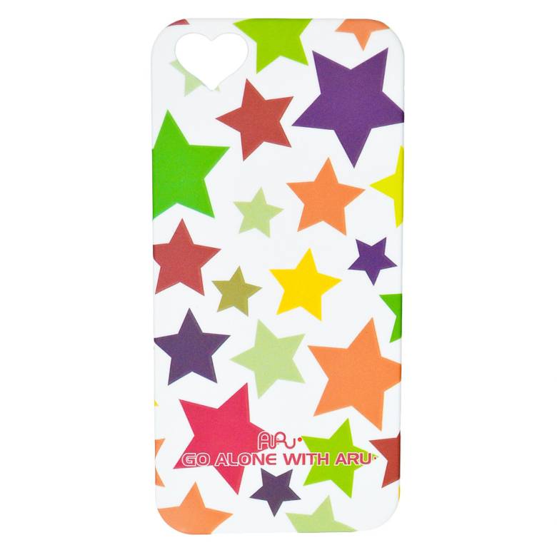 Чехол ARU для iPhone 5/5S/5SE Mixed Stars White - фото фото фото 1