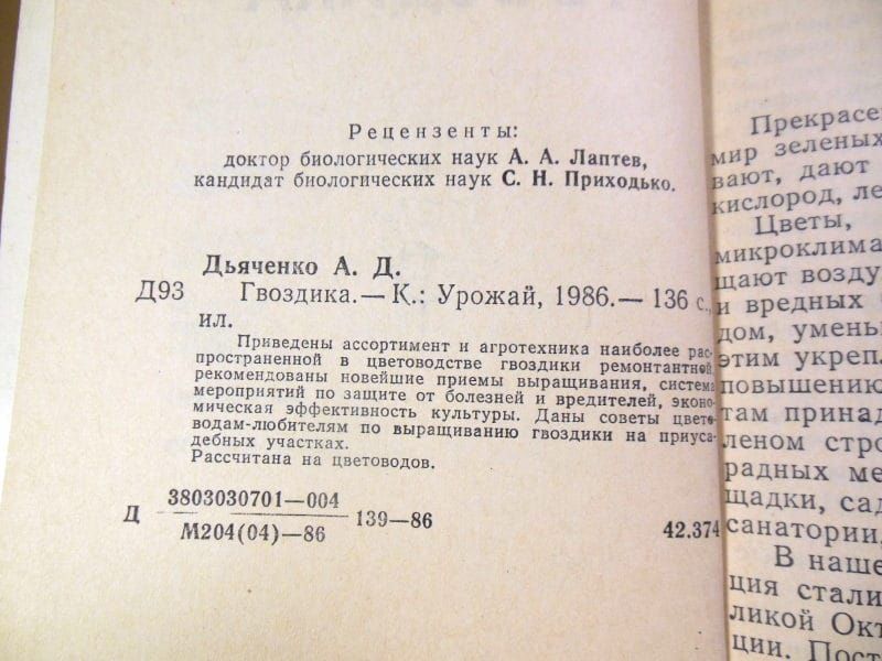 А.Д. Дьяченко. Гвоздика - фото фото фото 2