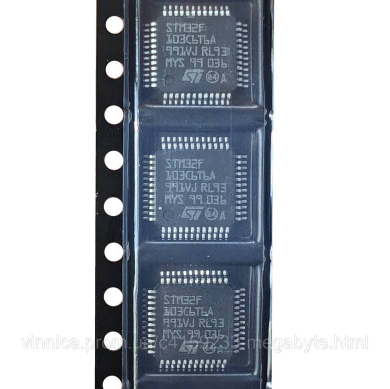 Мікросхема STM32F103C6T6A (LQFP-48) - фото фото фото 0