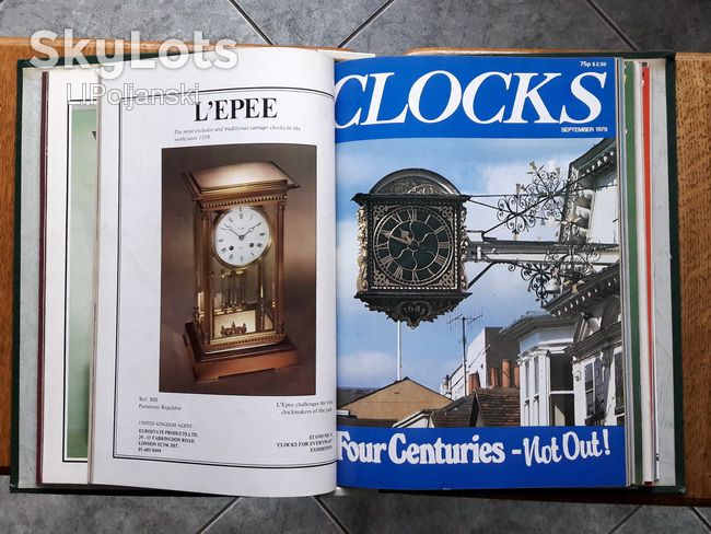 Підшивка журналів CLOCKS / London 1979 - фото фото фото 1
