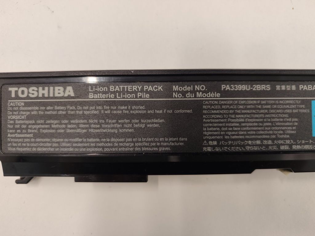 Батарея оригінал   (неробоча) Toshiba PA3399U-2BRS - фото фото фото 2