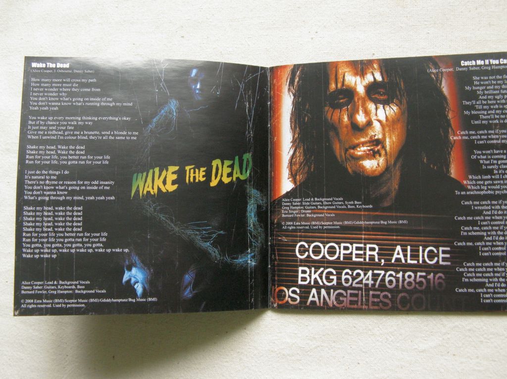 CD Alice Cooper. Along Came A Spider. 2008. - фото фото фото 5